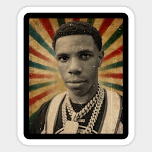 A boogie wit da hoodie - Photo Vintage Style Sticker